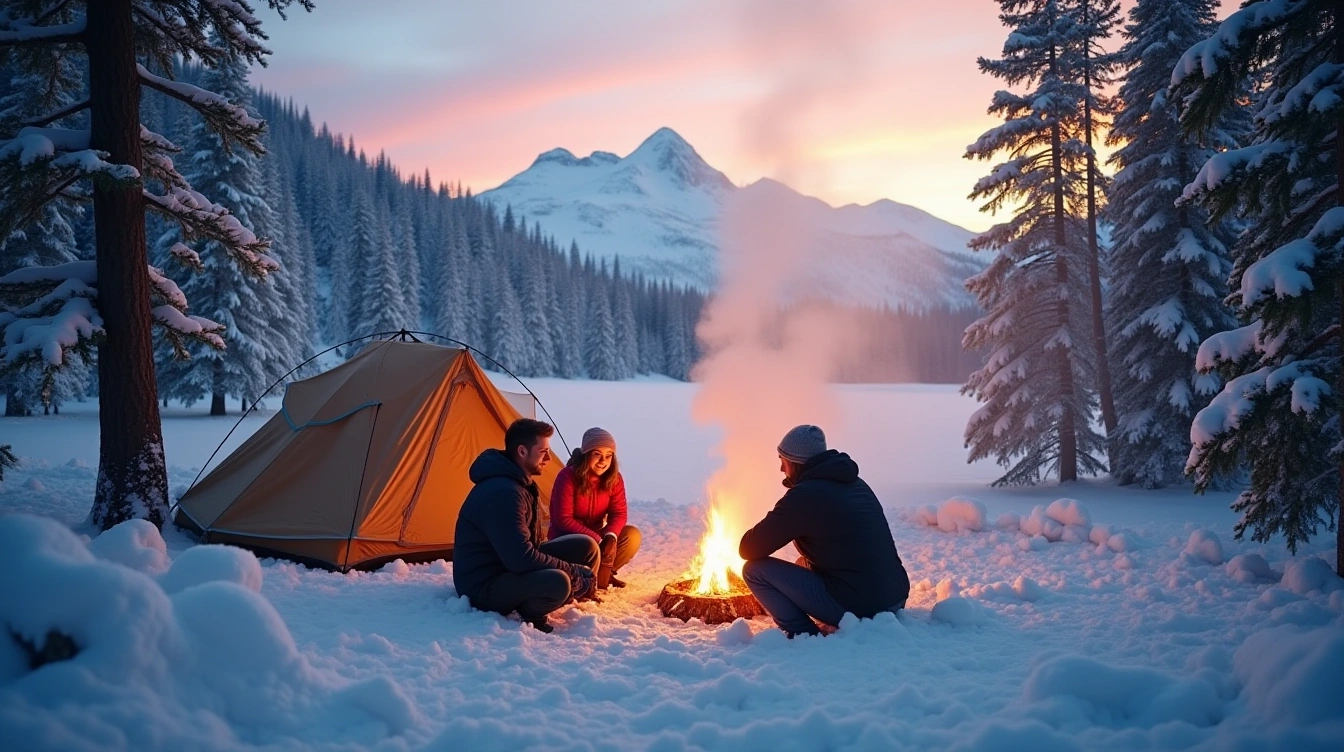 Vos questions sur les séjours en camping de montagne l'hiver